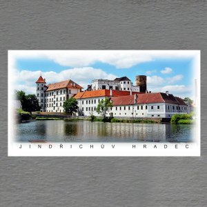 Jindřichův Hradec - Panorama - magnet DL