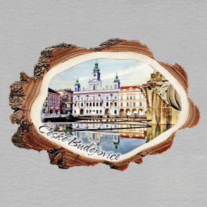 České Budějovice - magnet kůra malá