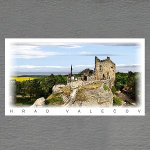 Valečov - hrad - magnet DL