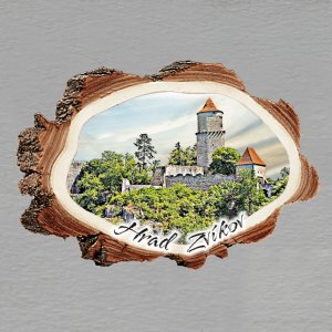 Zvíkov - magnet kůra malá