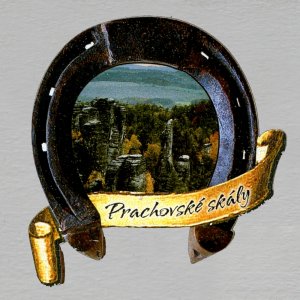 Prachovské skály - magnet podkova