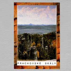 Prachovské skály - magnet C6 rám