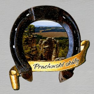 Prachovské skály - magnet podkova