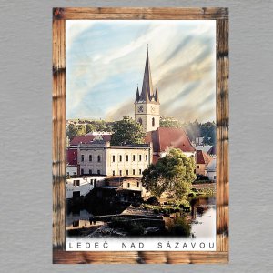 Ledeč nad Sázavou - magnet C6 rám