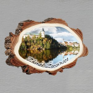 Žirovnice - zámek - magnet kůra malá