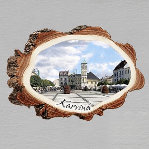 Karviná - magnet kůra malá