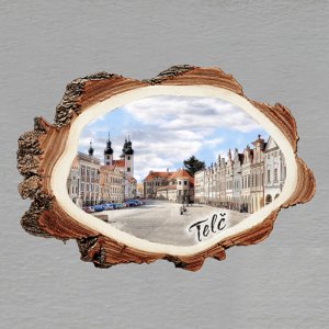 Telč - magnet kůra malá