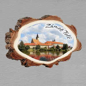 Telč - magnet kůra malá