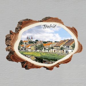 Třebíč - magnet kůra malá