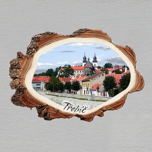 Třebíč - magnet kůra malá