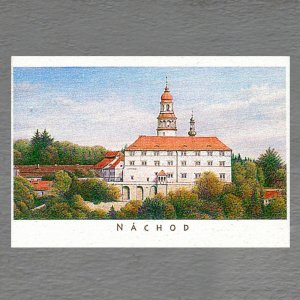 Náchod - Zámek - magnet C6