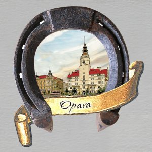 Opava - magnet podkova