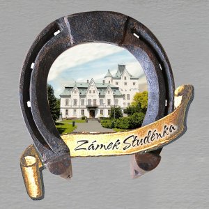 Studénka - zámek - magnet podkova