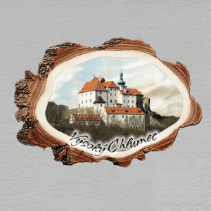 Vysoký Chlumec - magnet kůra malá