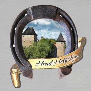 Helfštýn - hrad - magnet podkova