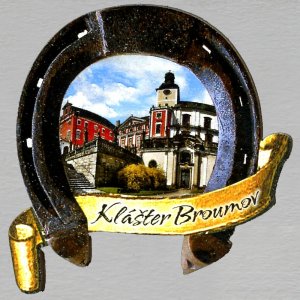 Broumov - klášter - magnet podkova