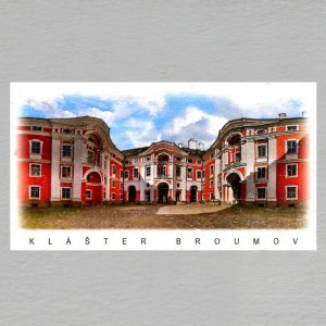 Broumov - klášter - magnet DL