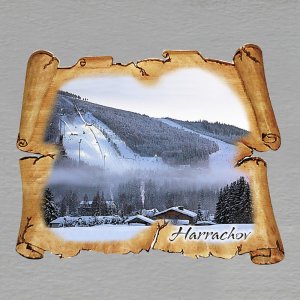 Harrachov 1 - magnet pergamen