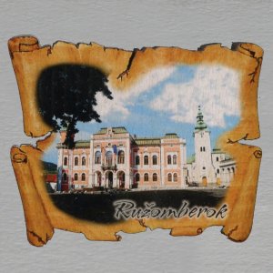 Ružomberok - magnet pergamen