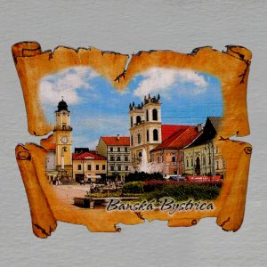 Banská Bystrica - magnet pergamen