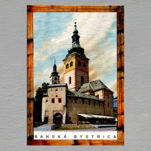 Banská Bystrica - magnet C6 rám