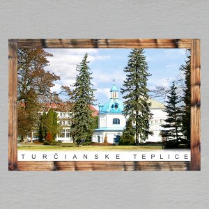 Turčianske Teplice - magnet C6 rám