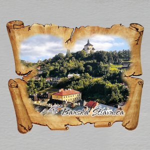 Banská Štiavnica - magnet pergamen