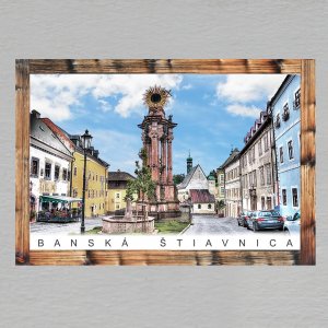 Banská Štiavnica - magnet C6 rám