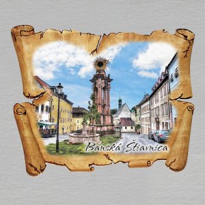 Banská Štiavnica - magnet pergamen